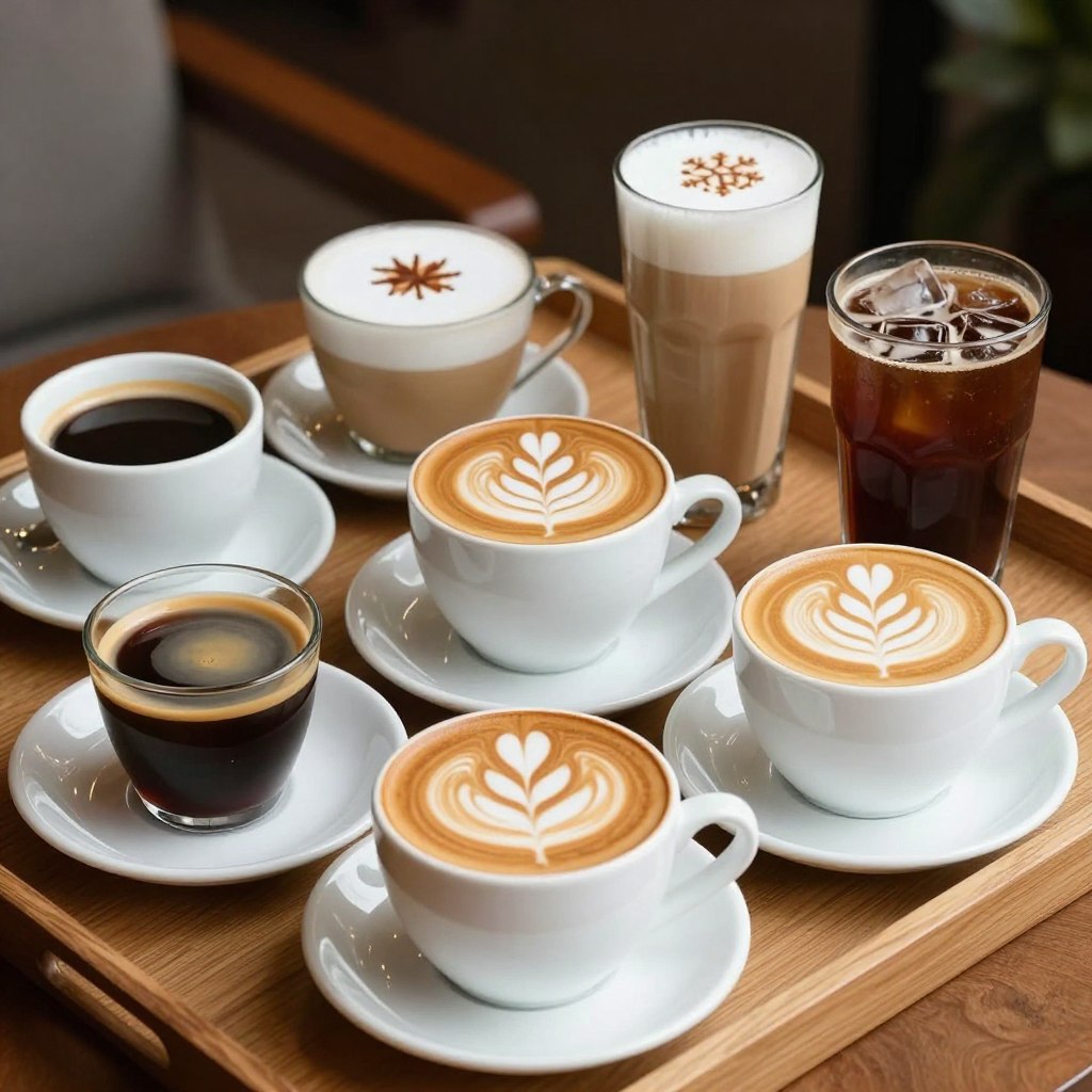 เมนูกาแฟหลากหลายสำหรับบริการกาแฟสดนอกสถานที่ เมนูกาแฟหลากหลายสำหรับบริการกาแฟสดนอกสถานที่